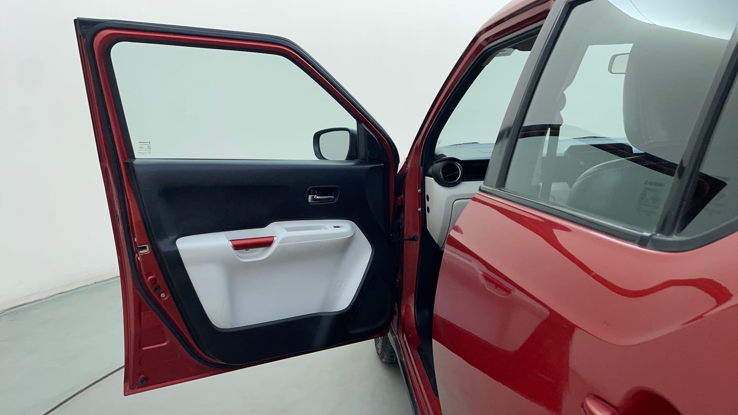 Used 2017 Maruti Suzuki Ignis Zeta 1.2 AMT Petrol Automatic interior LEFT FRONT DOOR OPEN VIEW