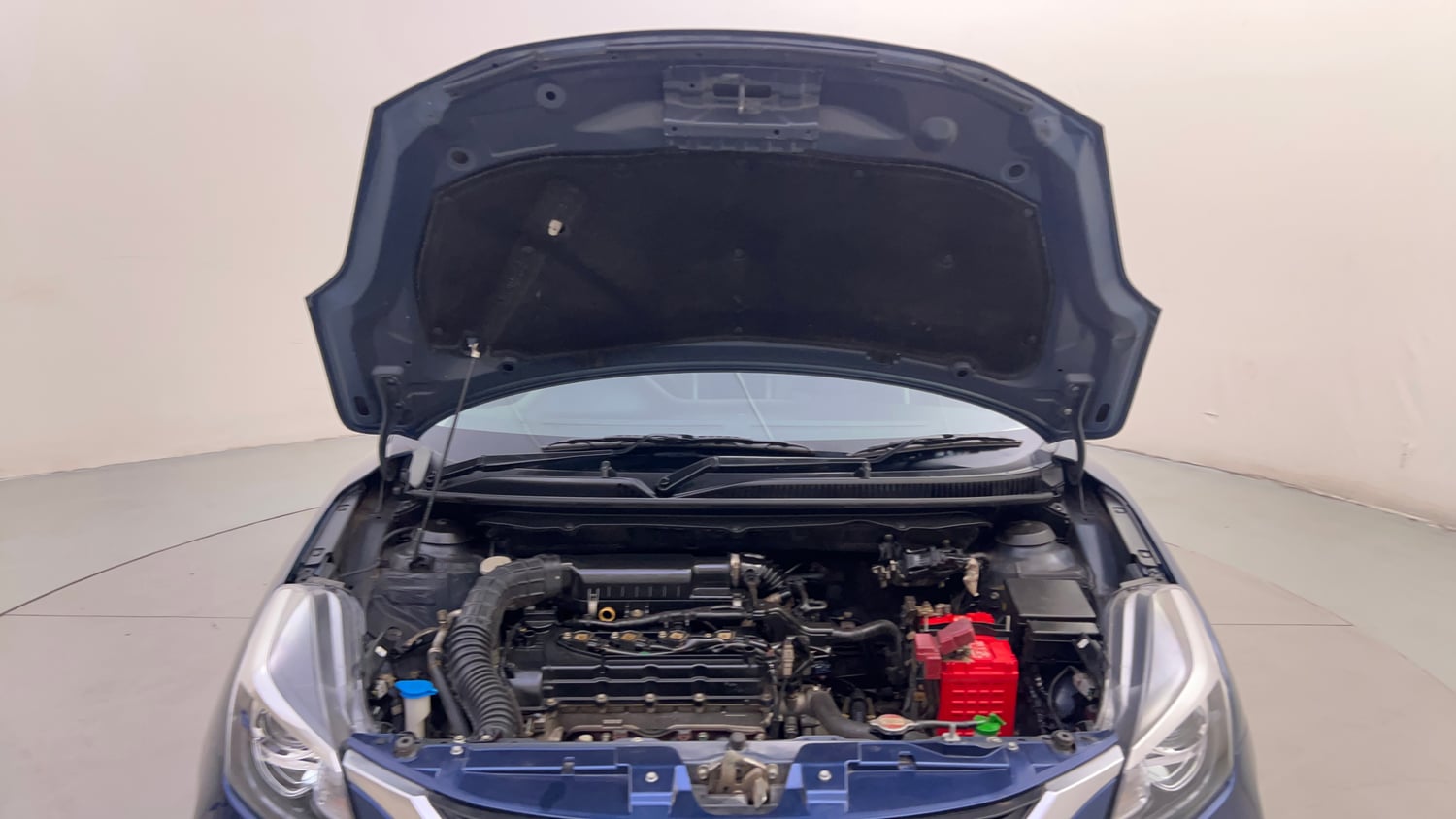Used 2021 Maruti Suzuki Baleno Alpha Automatic Petrol Automatic engine ENGINE & BONNET OPEN FRONT VIEW
