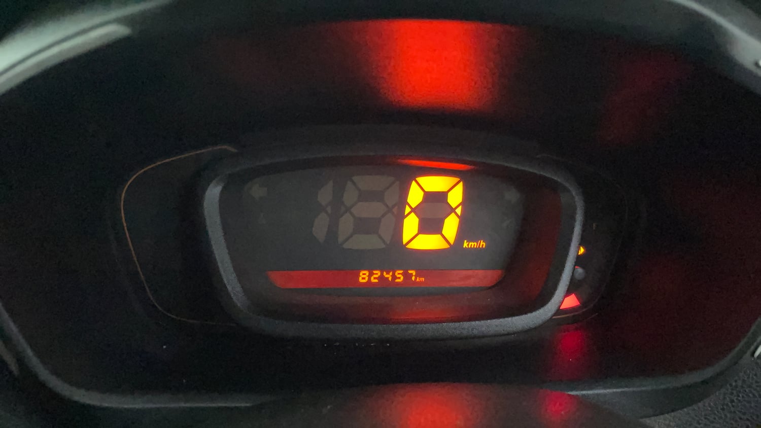 Used 2017 Renault Kwid CLIMBER 1.0 Petrol Manual interior CLUSTERMETER VIEW