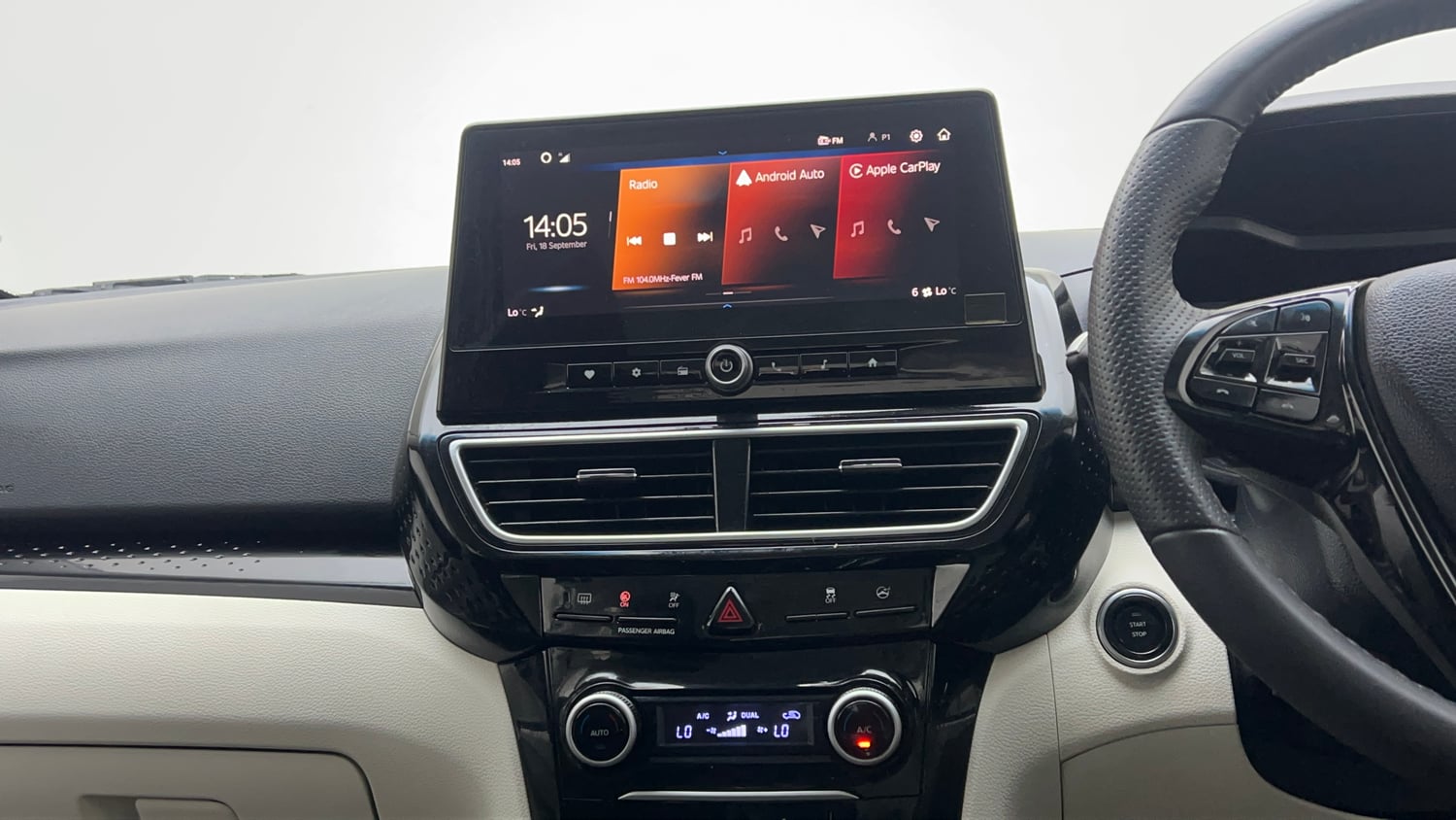 Used 2024 Mahindra XUV 3XO AX5 1.5 Diesel Diesel Manual interior MUSIC SYSTEM & AC CONTROL VIEW