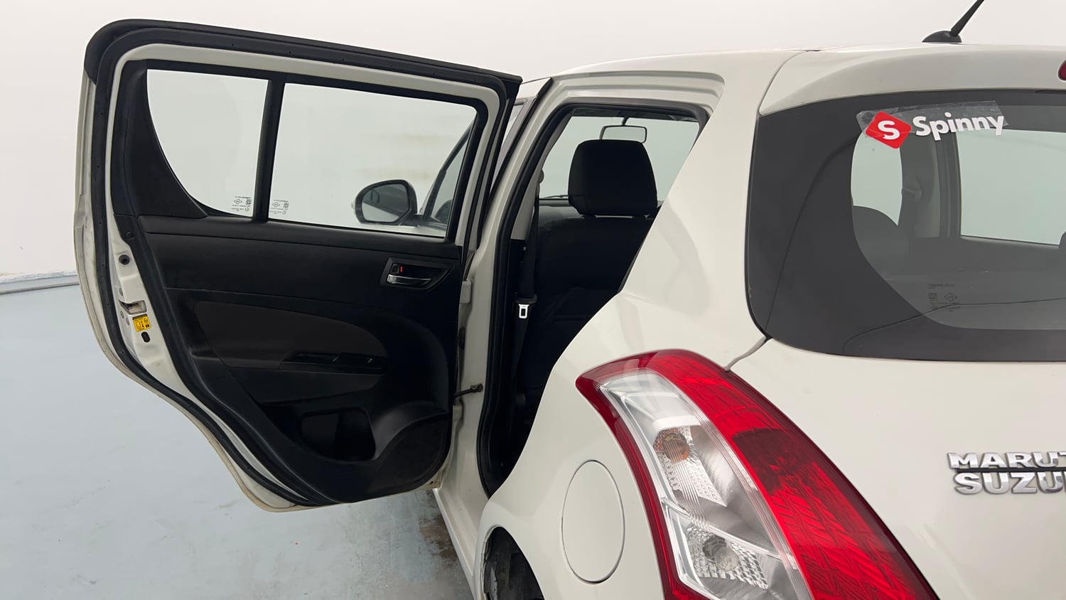 Used 2016 Maruti Suzuki Swift VDi Diesel Manual interior LEFT REAR DOOR OPEN VIEW