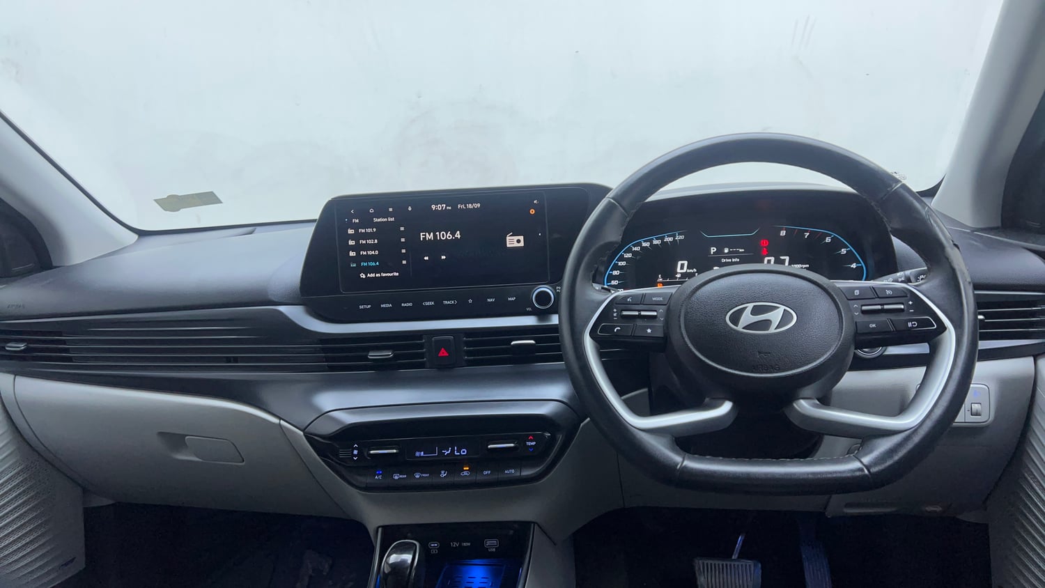 Used 2023 Hyundai New i20 Asta (O) 1.2 IVT Petrol Automatic interior DASHBOARD VIEW