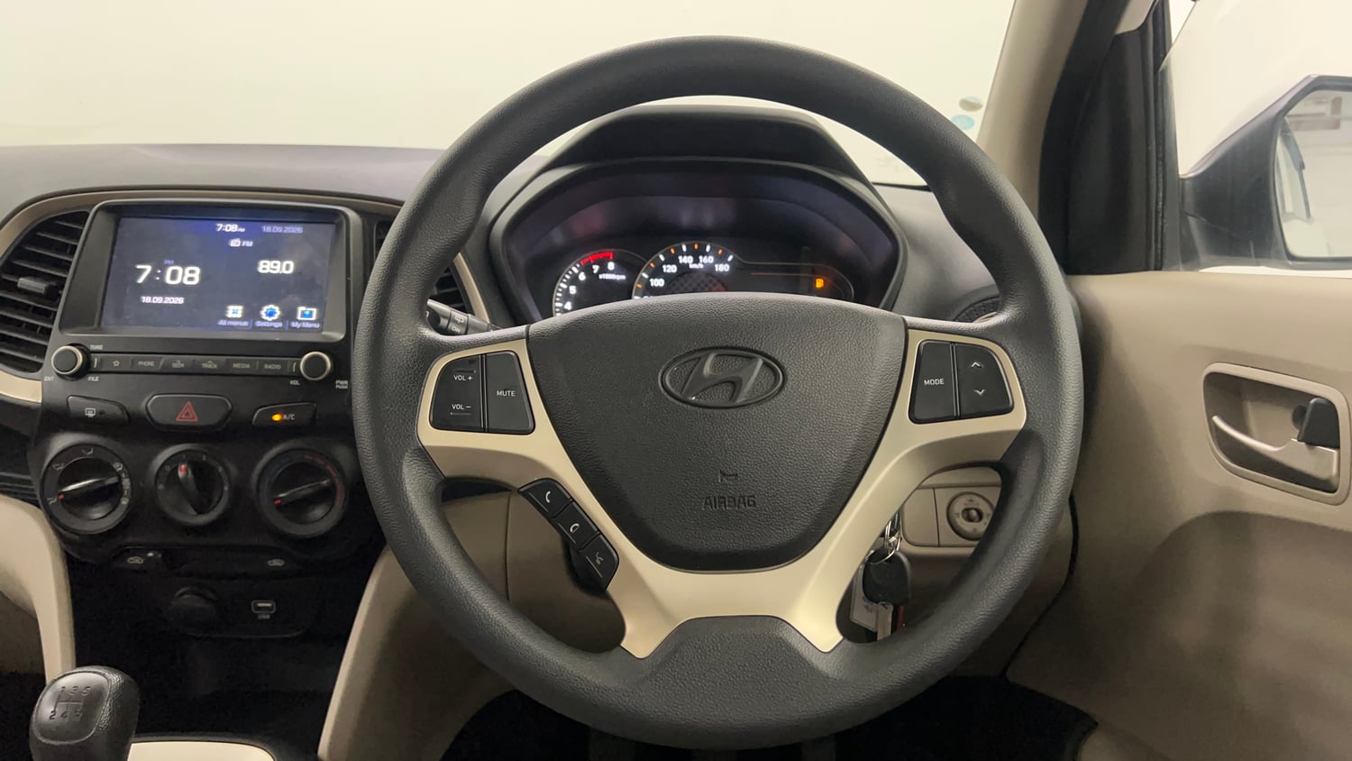 Used 2021 Hyundai Santro Asta Petrol Manual interior STEERING VIEW