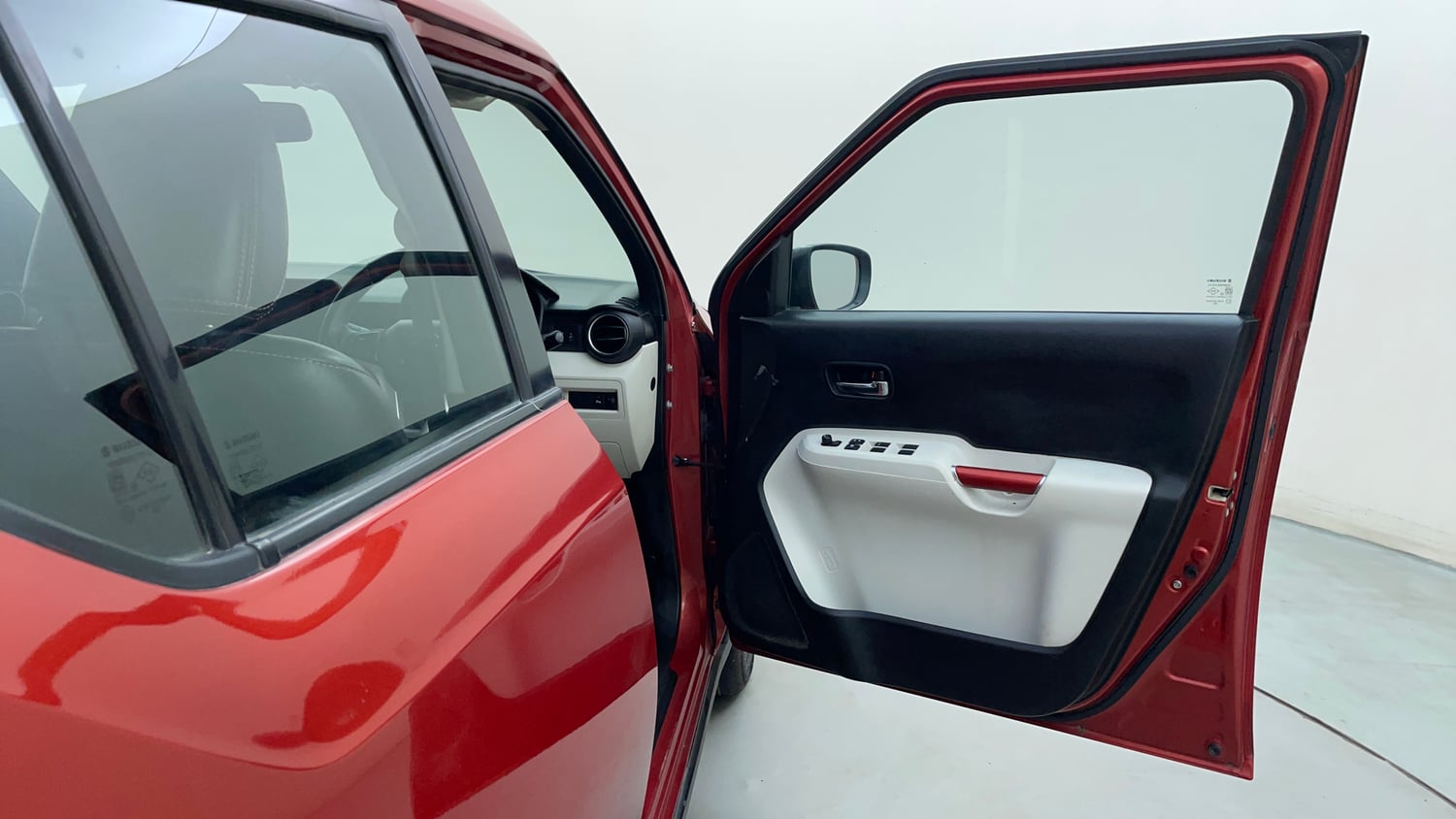 Used 2017 Maruti Suzuki Ignis Zeta 1.2 AMT Petrol Automatic interior RIGHT FRONT DOOR OPEN VIEW