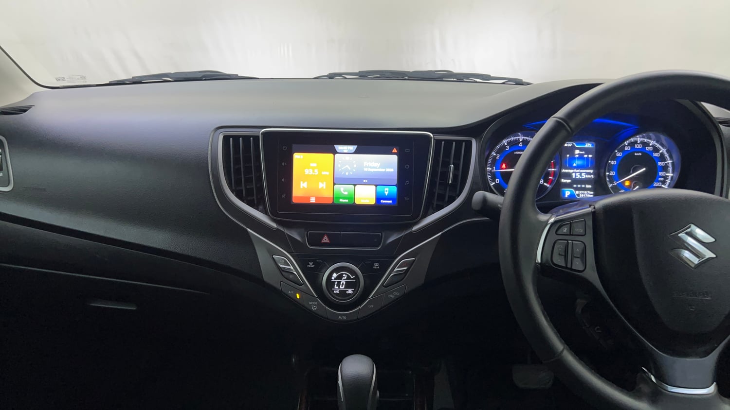 Used 2021 Maruti Suzuki Baleno Alpha Automatic Petrol Automatic interior MUSIC SYSTEM & AC CONTROL VIEW