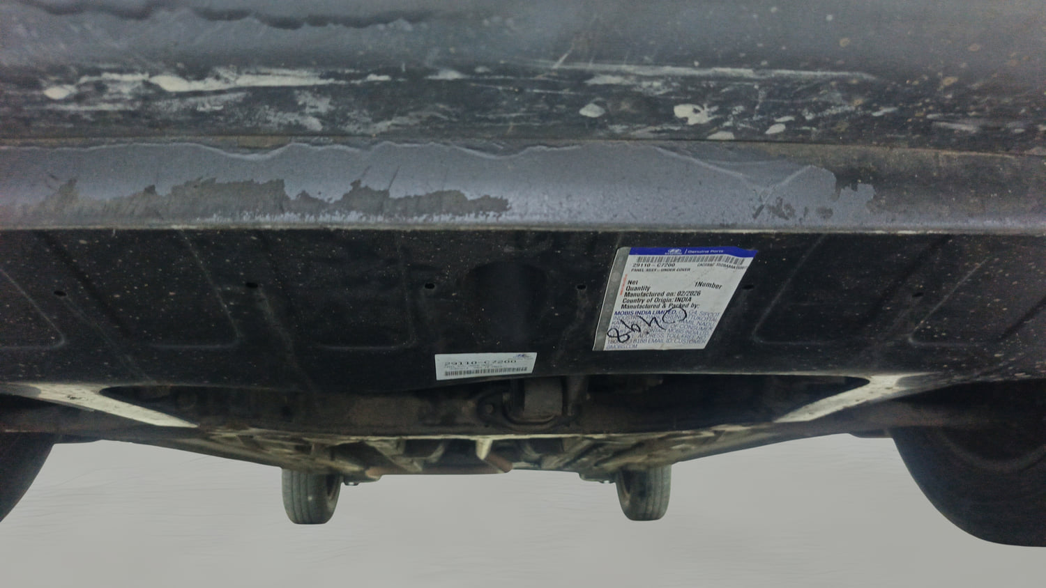 Used 2018 Hyundai Elite i20 Sportz 1.2 Petrol Manual extra FRONT LEFT UNDERBODY VIEW