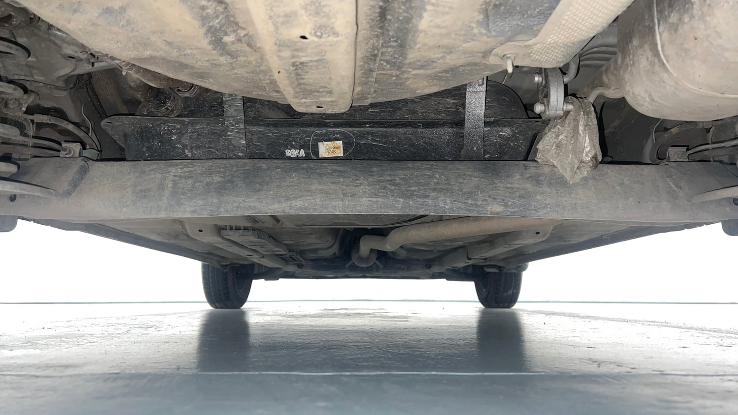 Used 2023 Hyundai Grand i10 Nios Magna 1.2 Kappa VTVT Petrol Manual extra REAR UNDERBODY VIEW (TAKEN FROM REAR)