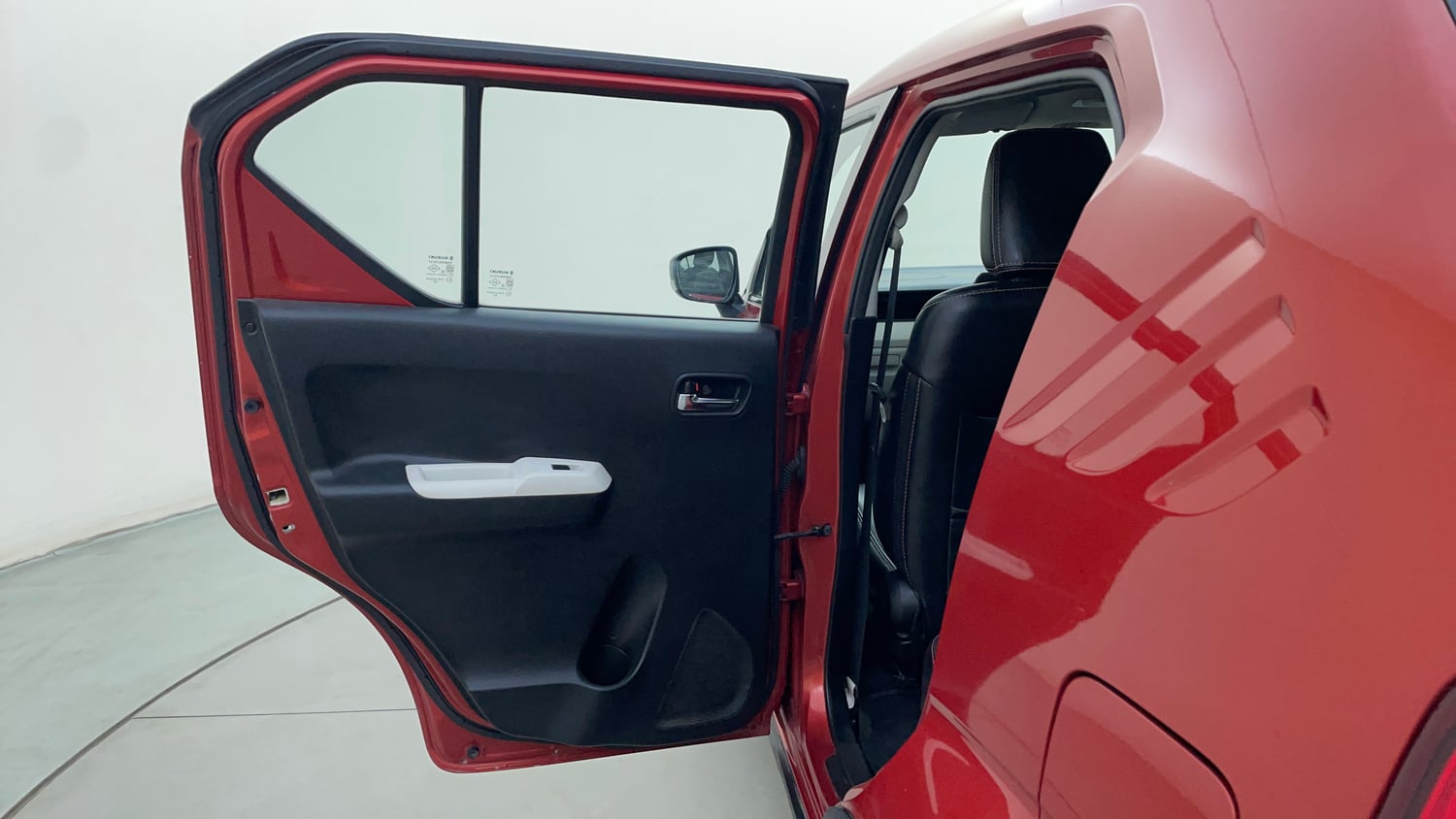 Used 2017 Maruti Suzuki Ignis Zeta 1.2 AMT Petrol Automatic interior LEFT REAR DOOR OPEN VIEW