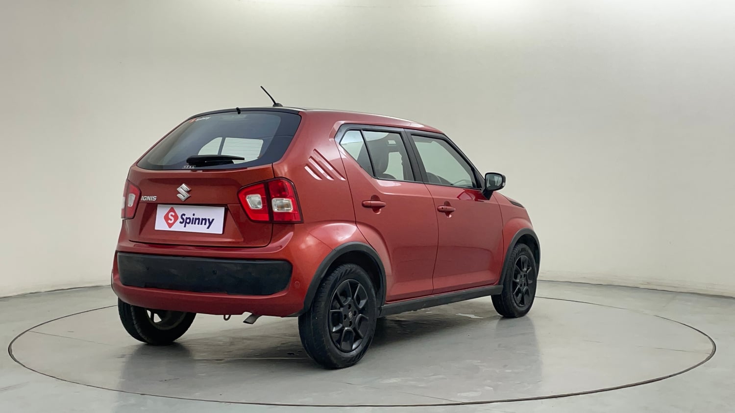 Used 2017 Maruti Suzuki Ignis Zeta 1.2 AMT Petrol Automatic exterior RIGHT REAR CORNER VIEW