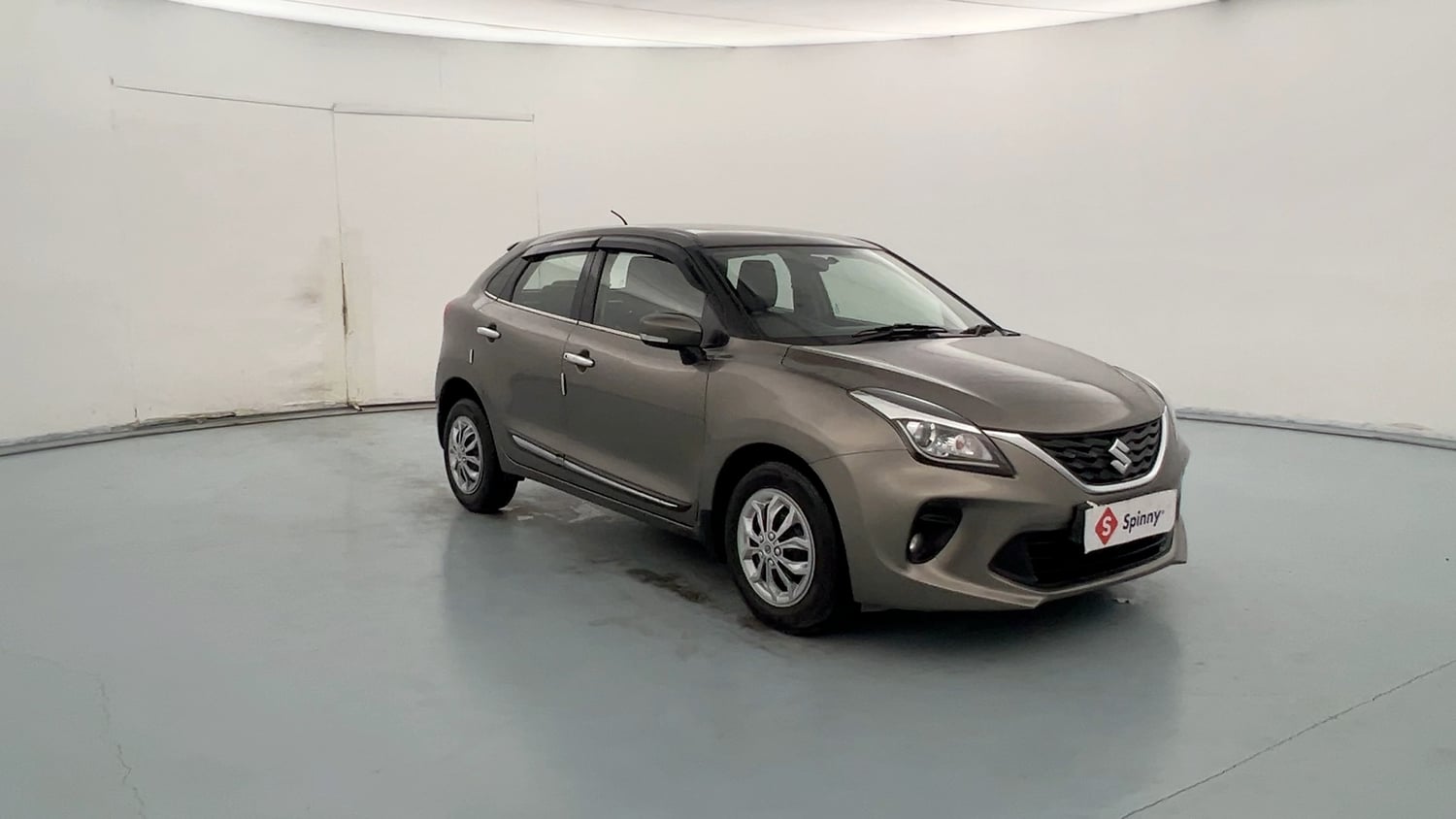 Used 2019 Maruti Suzuki Baleno Delta Petrol Manual exterior RIGHT FRONT CORNER VIEW