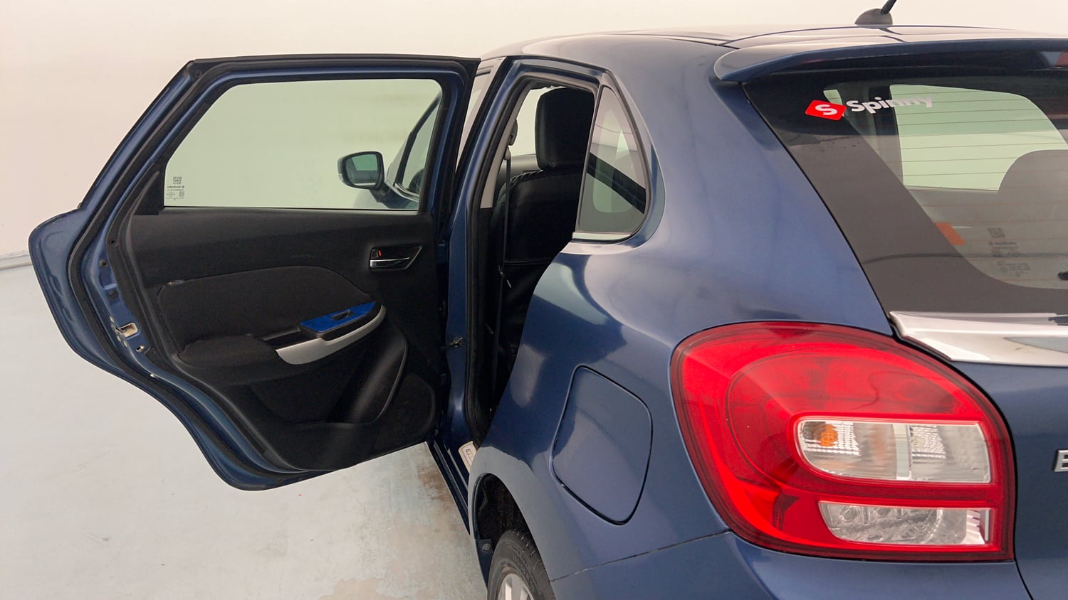 Used 2018 Maruti Suzuki Baleno Alpha 1.2 Petrol Manual interior LEFT REAR DOOR OPEN VIEW
