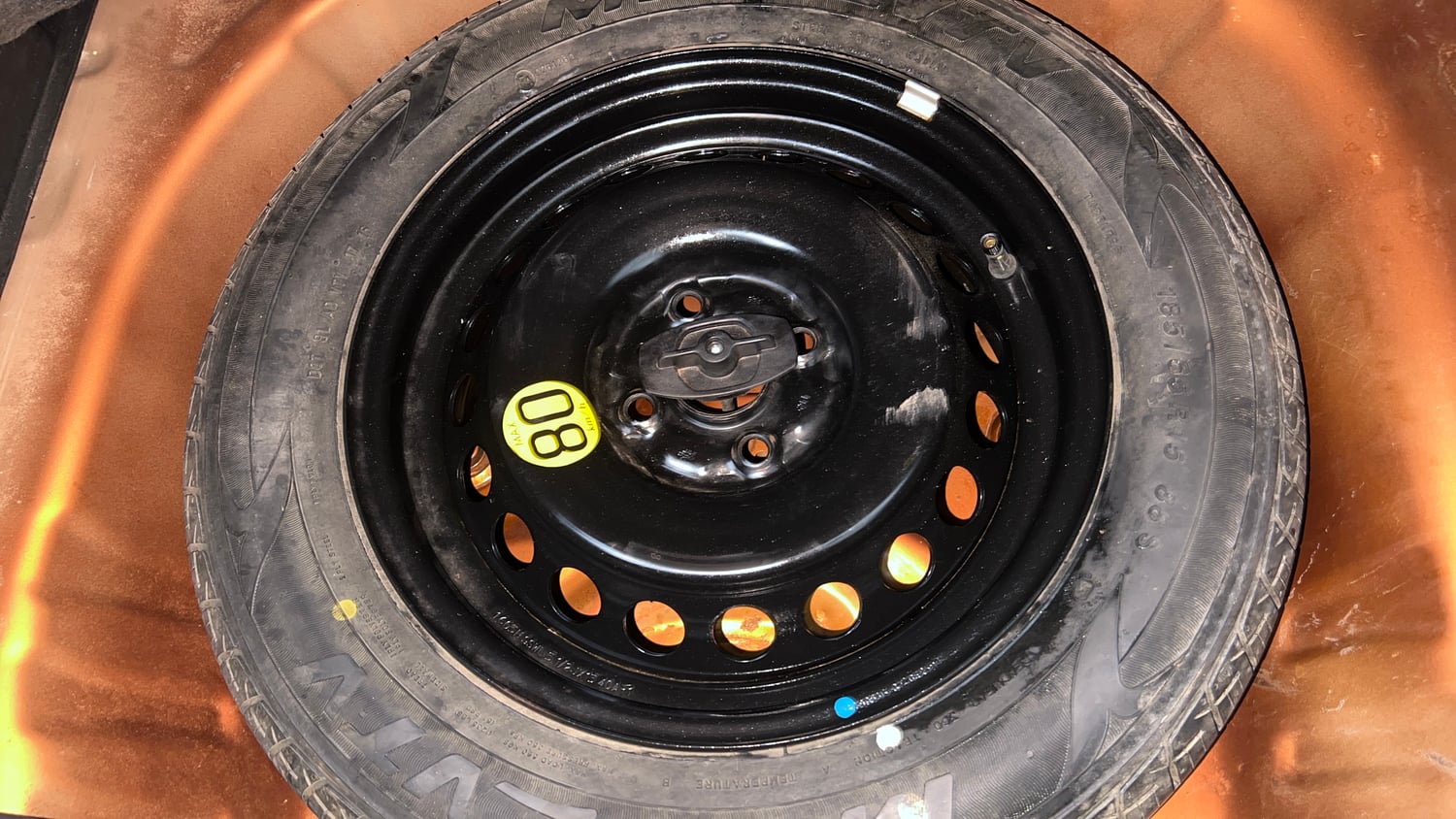 Used 2016 Maruti Suzuki Baleno Alpha 1.2 Petrol Manual tyres SPARE TYRE VIEW