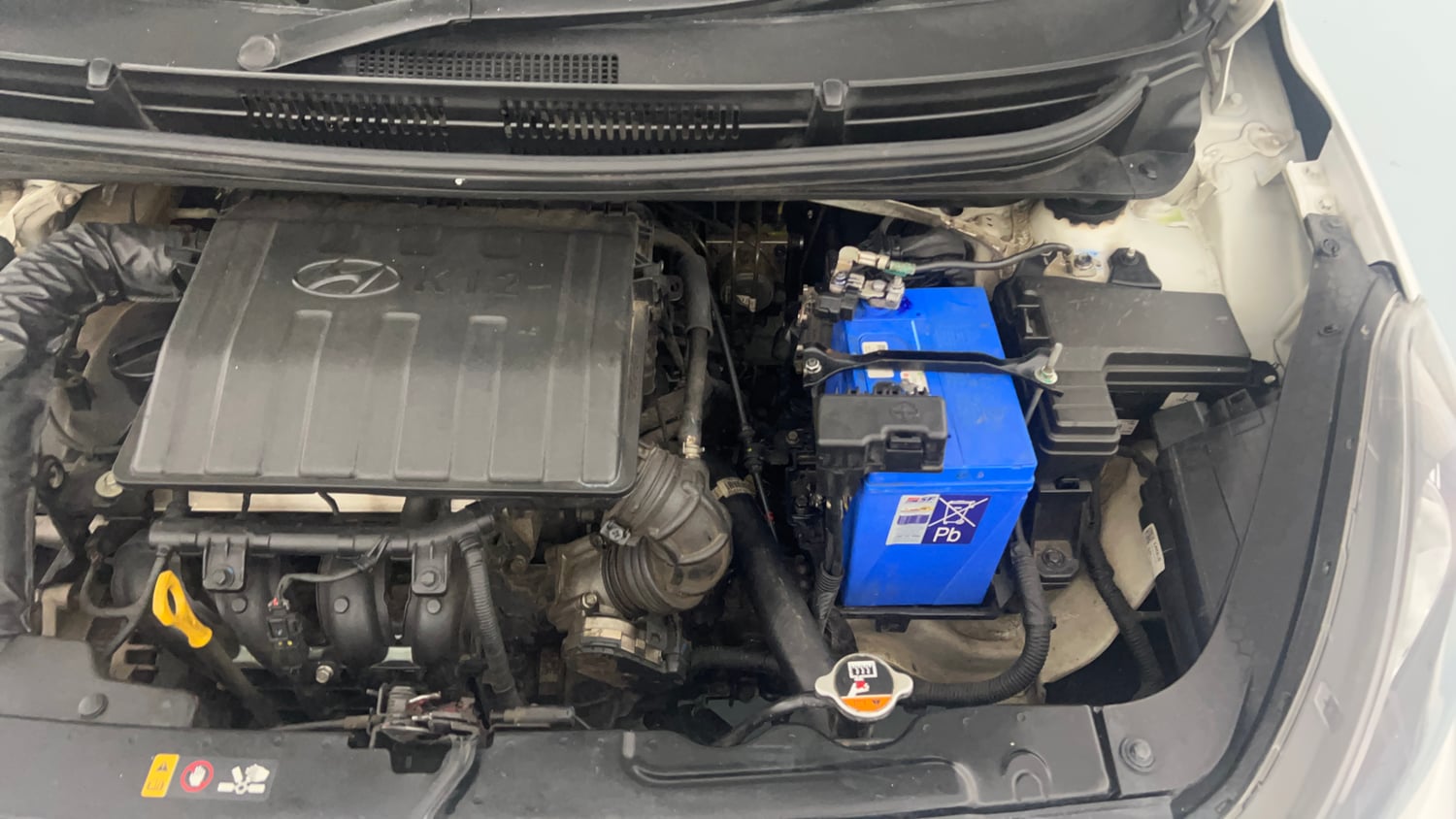 Used 2023 Hyundai Grand i10 Nios Magna 1.2 Kappa VTVT Petrol Manual engine ENGINE LEFT SIDE VIEW