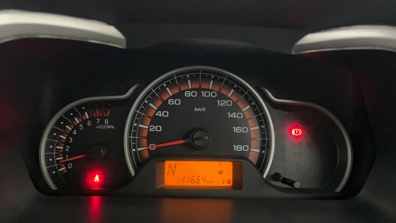 Used 2016 Maruti Suzuki Alto K10 VXi AMT Petrol Automatic interior CLUSTERMETER VIEW