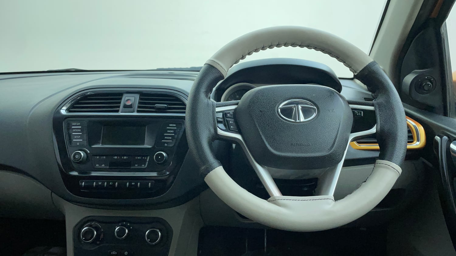 Used 2016 Tata Tiago Revotron XZ Petrol Manual interior STEERING VIEW