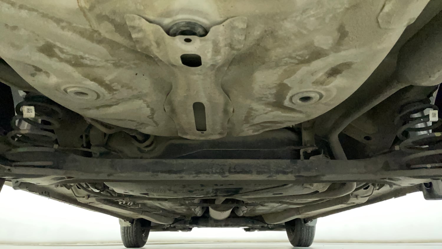 Used 2017 Maruti Suzuki Dzire VXi Petrol Manual extra REAR UNDERBODY VIEW (TAKEN FROM REAR)