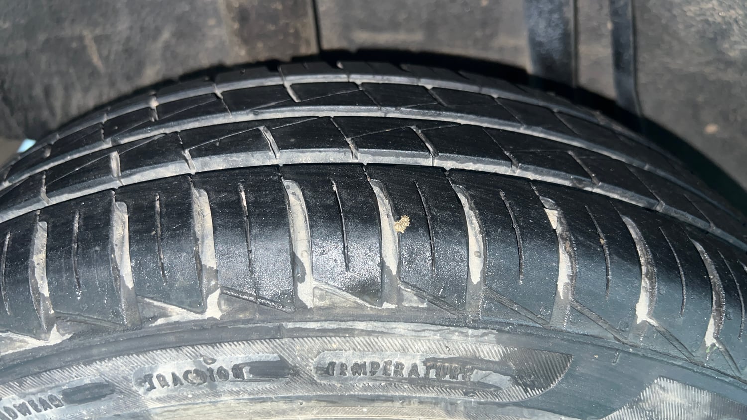 Used 2021 Datsun Redi-GO A Petrol Manual tyres RIGHT REAR TYRE TREAD VIEW
