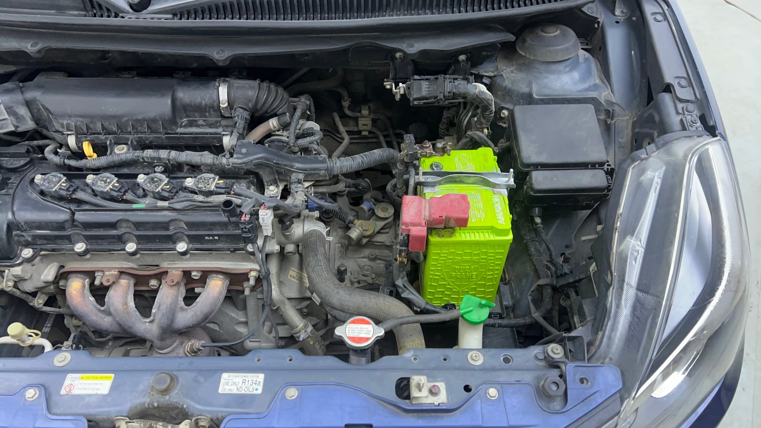 Used 2018 Maruti Suzuki Baleno Alpha 1.2 Petrol Manual engine ENGINE LEFT SIDE VIEW