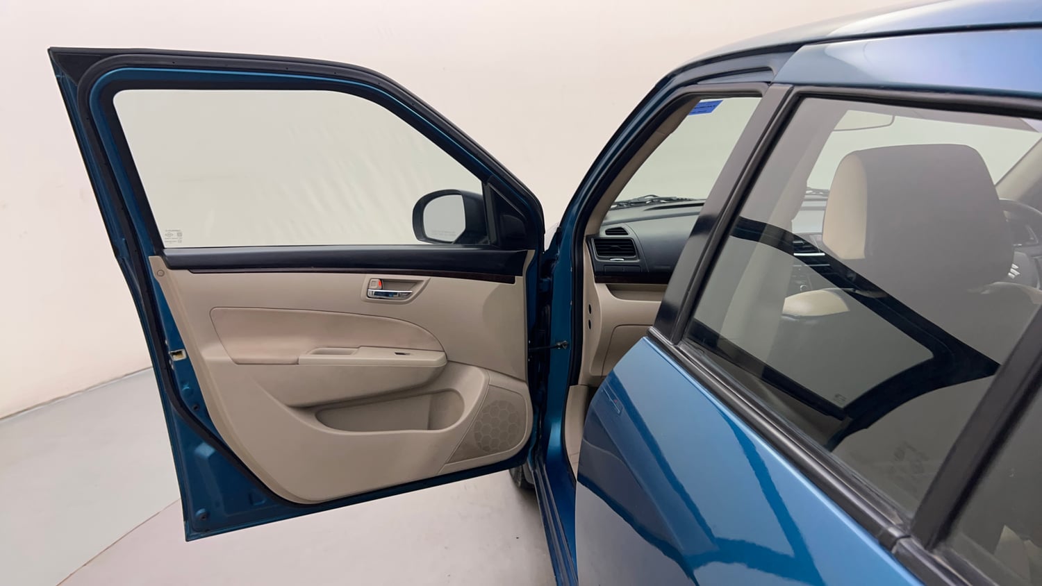 Used 2012 Maruti Suzuki Swift Dzire ZXI Petrol Manual interior LEFT FRONT DOOR OPEN VIEW
