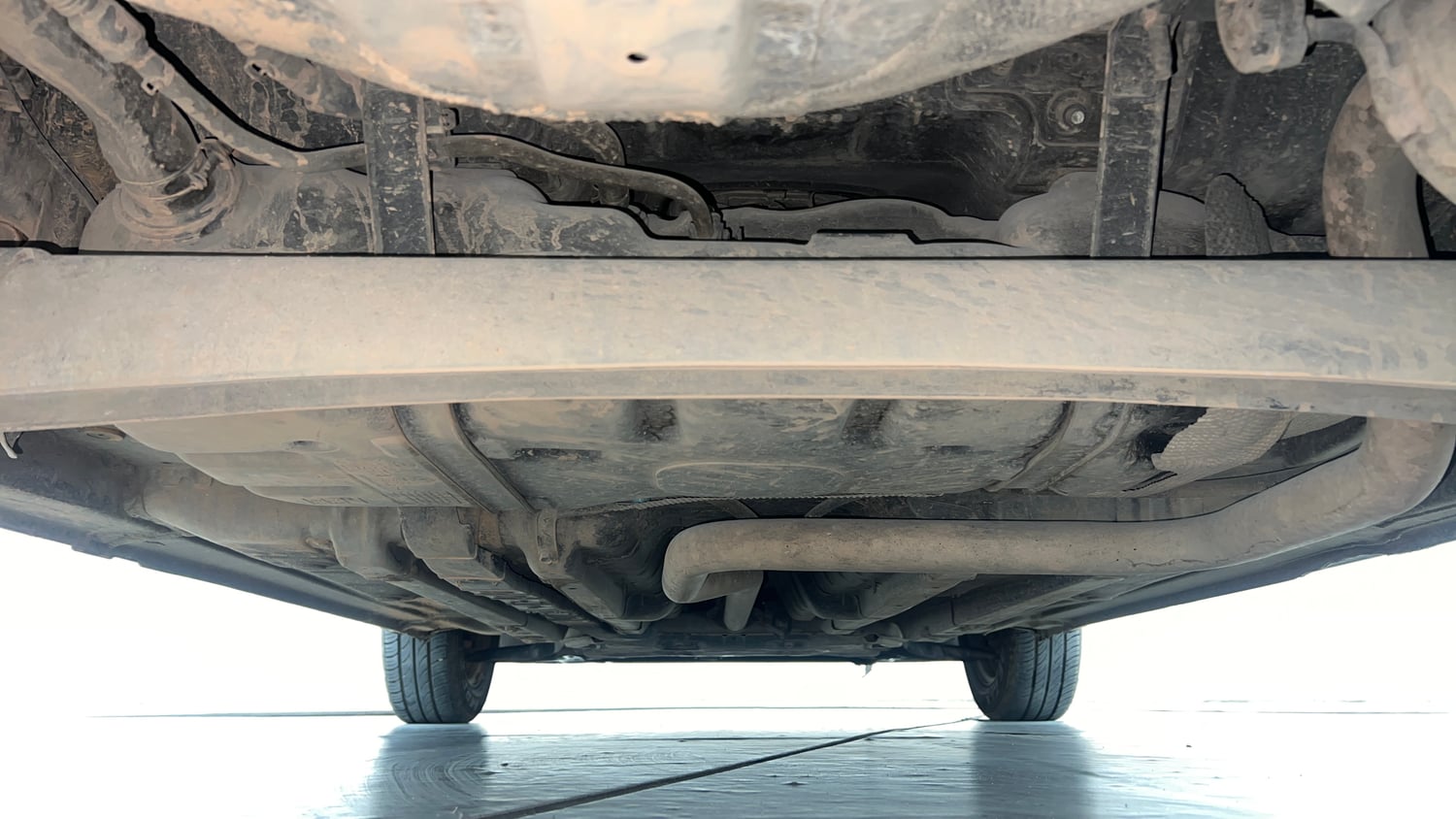 Used 2018 Hyundai Elite i20 Era 1.4 CRDi Diesel Manual extra REAR UNDERBODY VIEW (TAKEN FROM REAR)