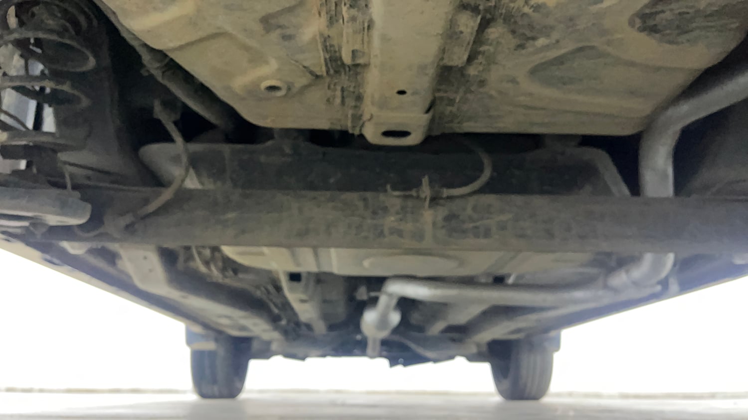 Used 2022 Tata Nexon XM Plus (S) Petrol Manual extra REAR UNDERBODY VIEW (TAKEN FROM REAR)