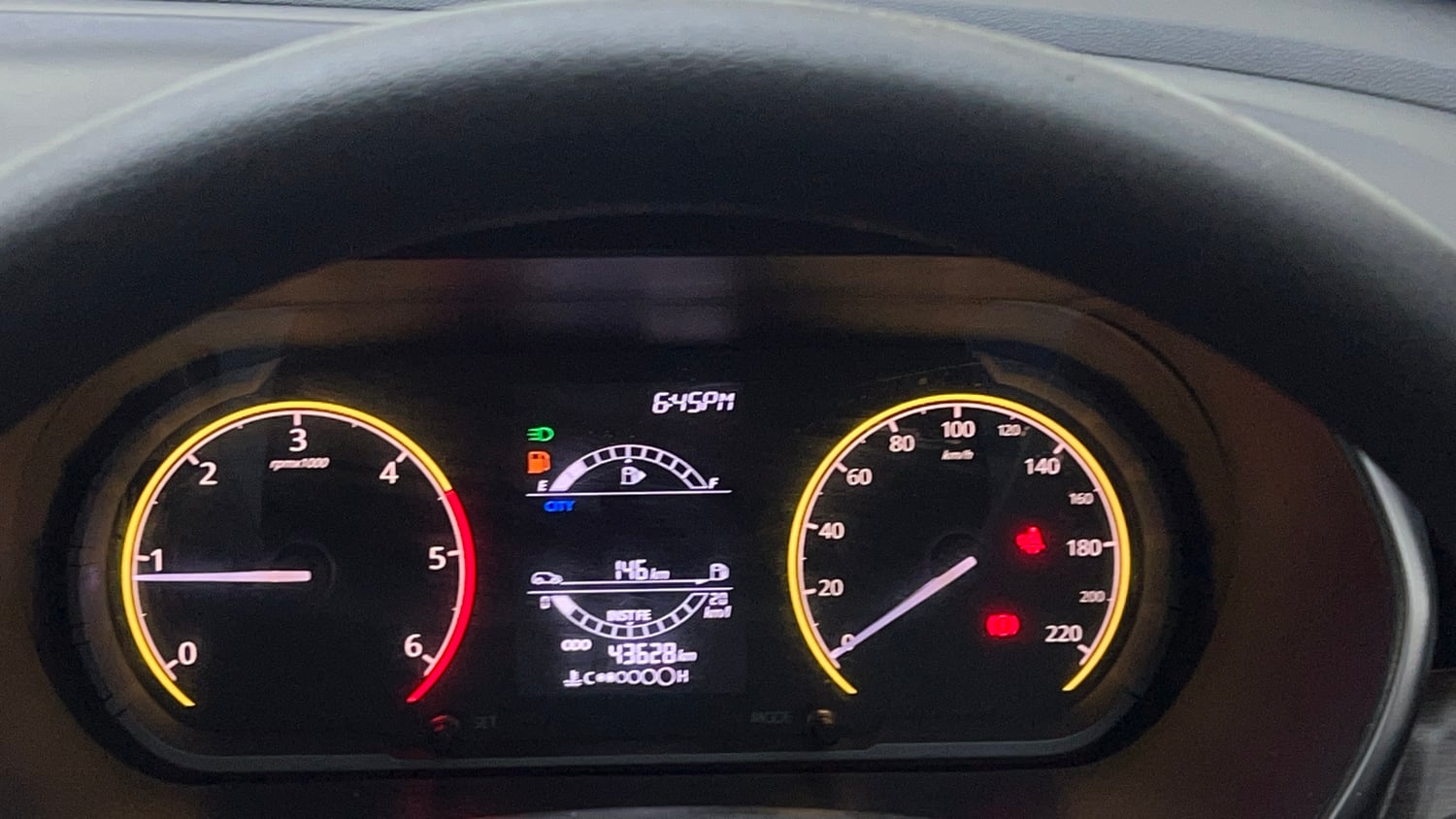 Used 2023 Tata Harrier XT Plus Diesel Manual interior CLUSTERMETER VIEW