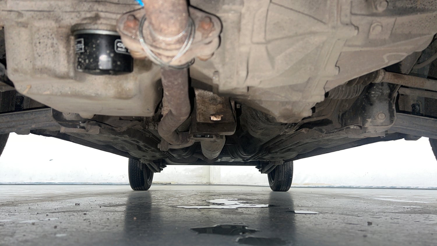 Used 2019 maruti-suzuki Alto K10 VXi (O) AMT Petrol Automatic extra FRONT LEFT UNDERBODY VIEW
