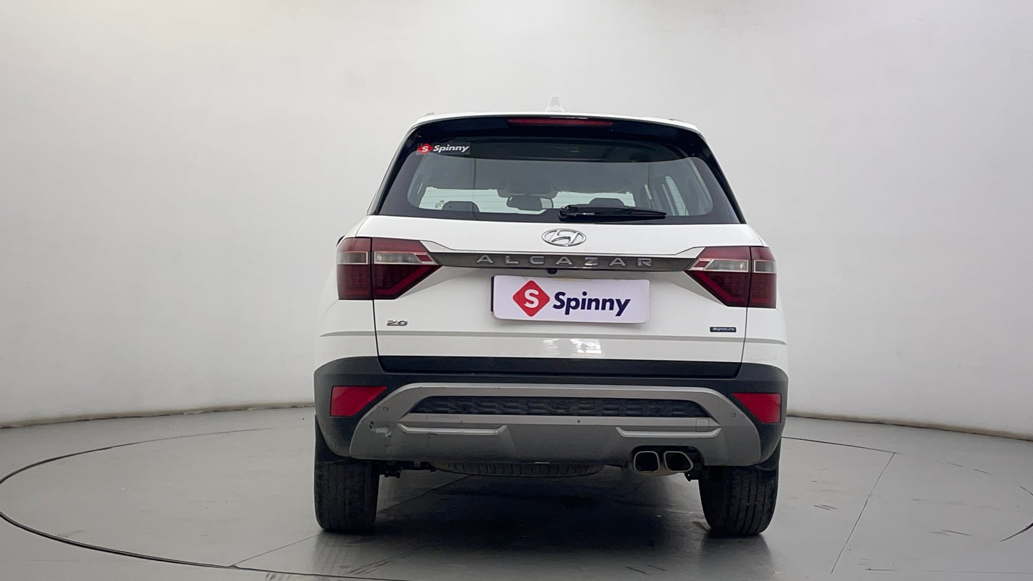 Used 2022 Hyundai Alcazar Signature 6 STR 2.0 Petrol Petrol Manual exterior BACK VIEW