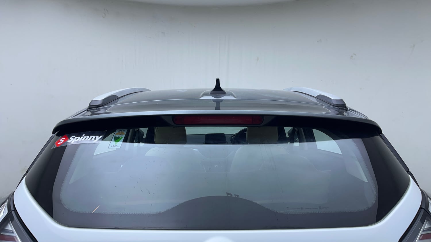 Used 2022 Tata Nexon XM Plus (S) Petrol Manual exterior BACK WINDSHIELD VIEW