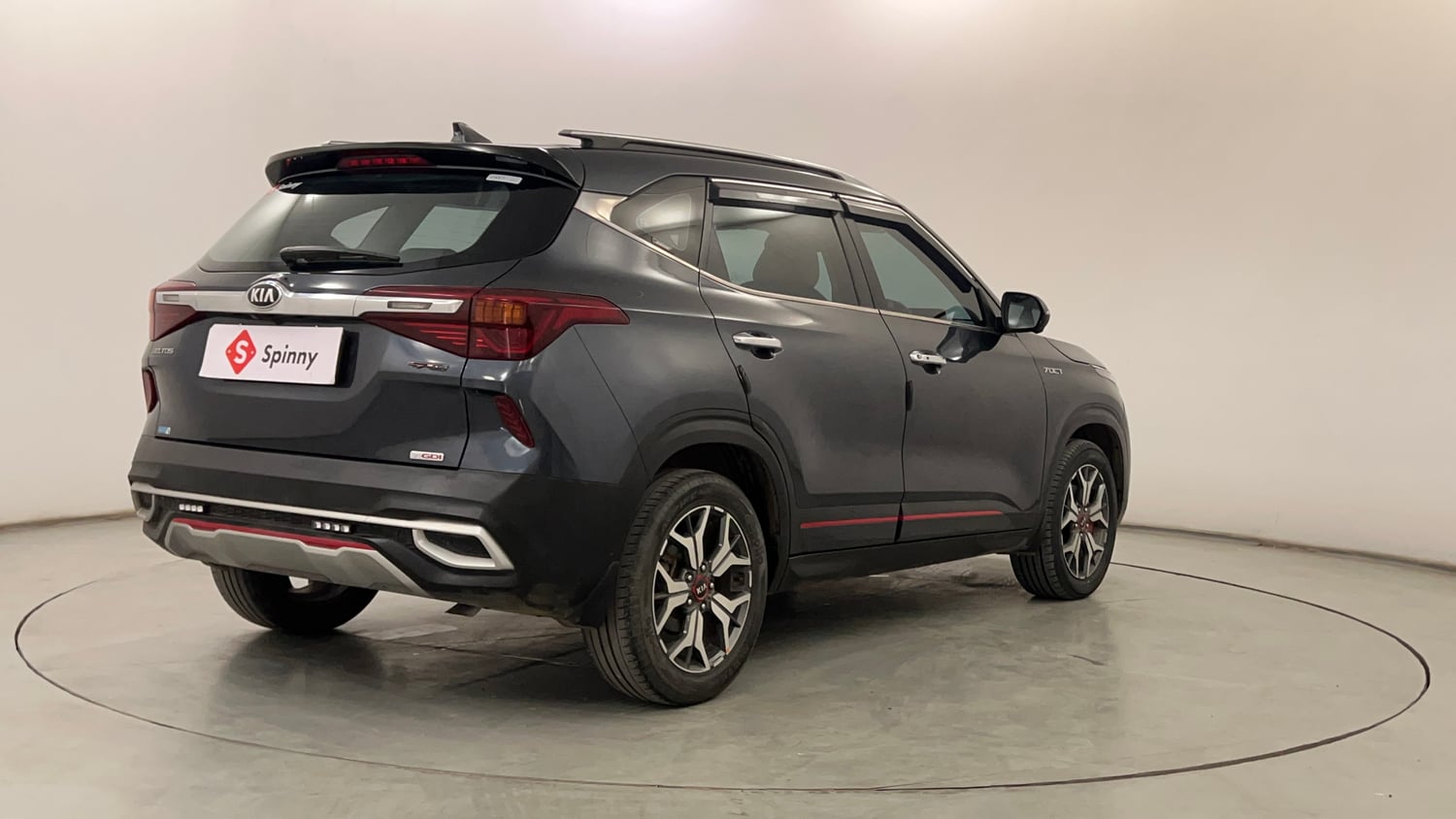 Used 2020 kia Seltos GTX Plus DCT 1.4 Petrol Automatic exterior RIGHT REAR CORNER VIEW