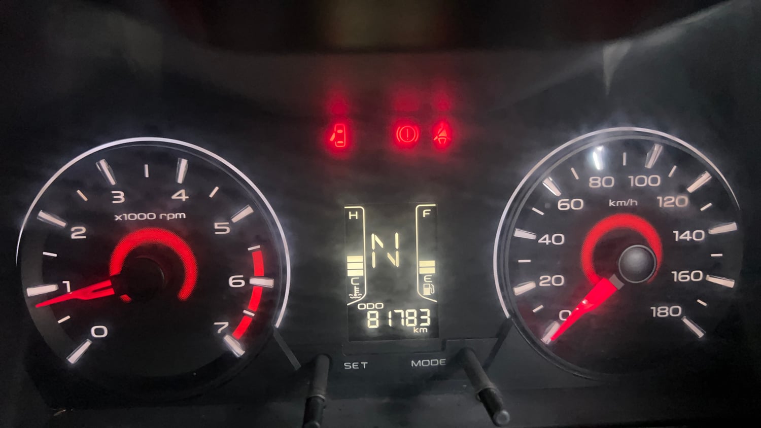 Used 2018 Mahindra KUV100 NXT K8 6 STR Petrol Manual interior CLUSTERMETER VIEW