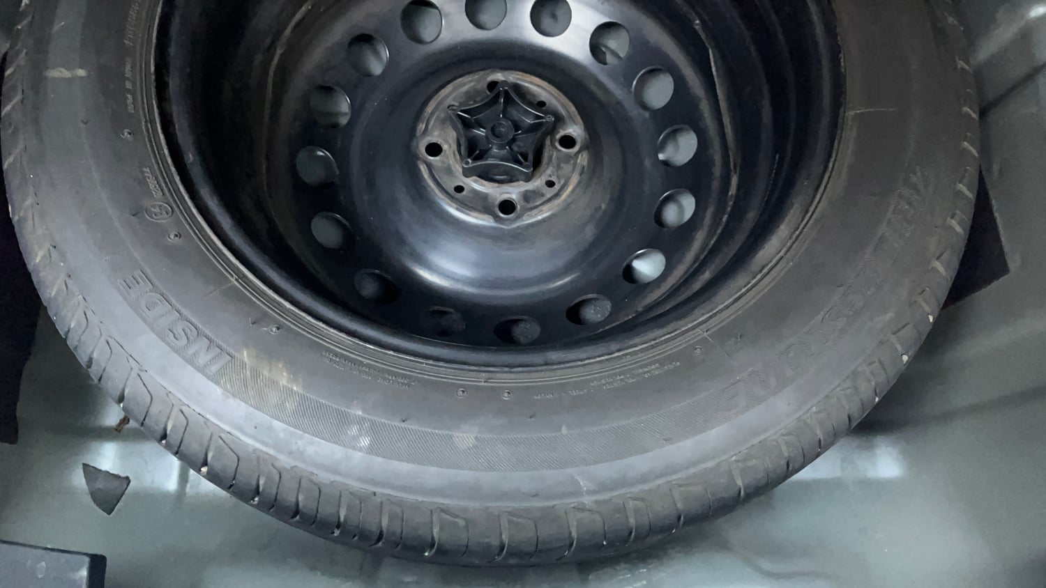 Used 2022 Tata Nexon XM Plus (S) Petrol Manual tyres SPARE TYRE VIEW