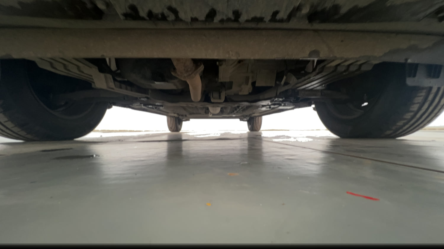 Used 2023 Tata Punch Adventure AMT Petrol Automatic extra FRONT LEFT UNDERBODY VIEW