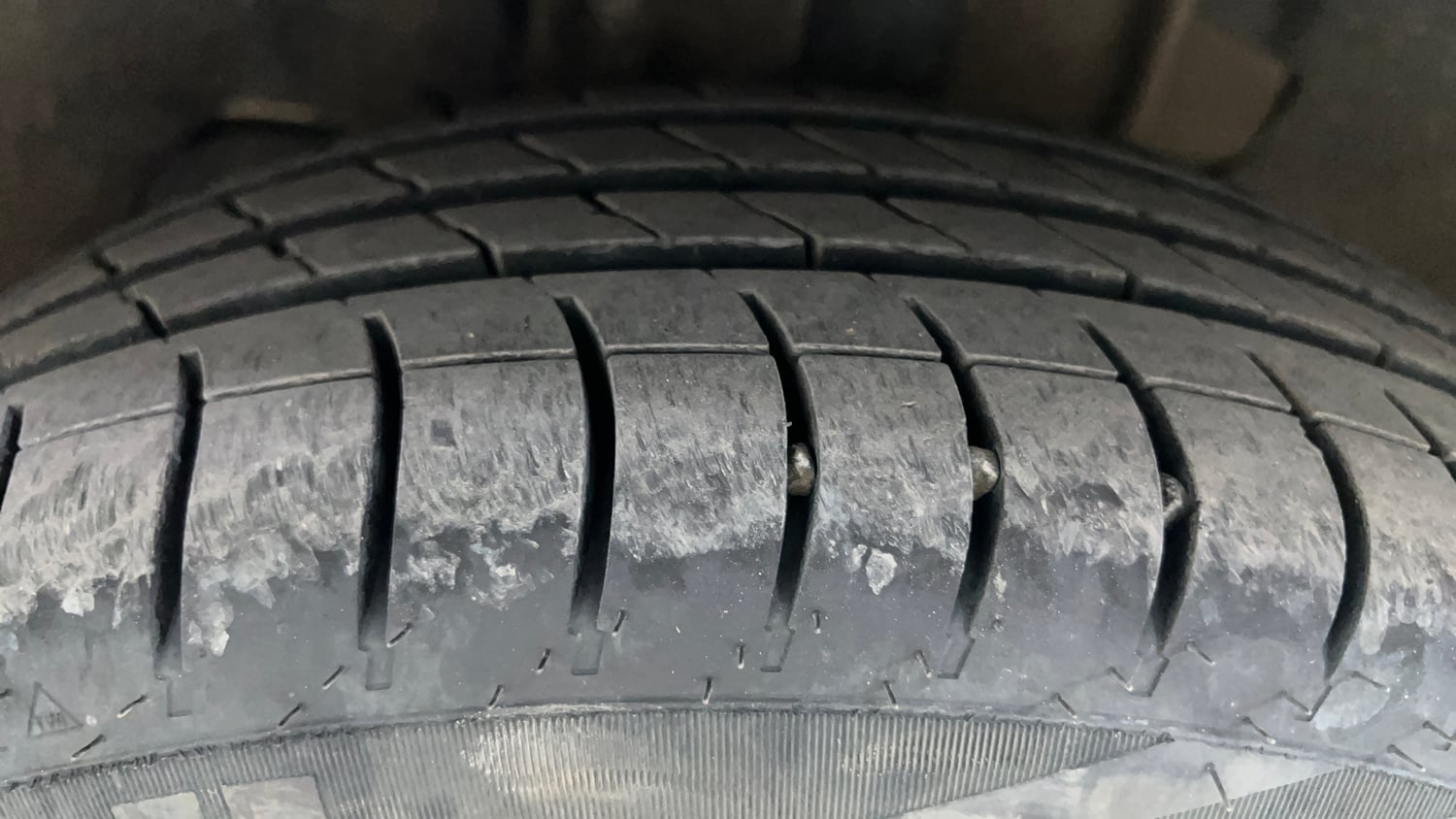 Used 2022 Tata Tigor XZ Plus CNG Cng Manual tyres LEFT FRONT TYRE TREAD VIEW