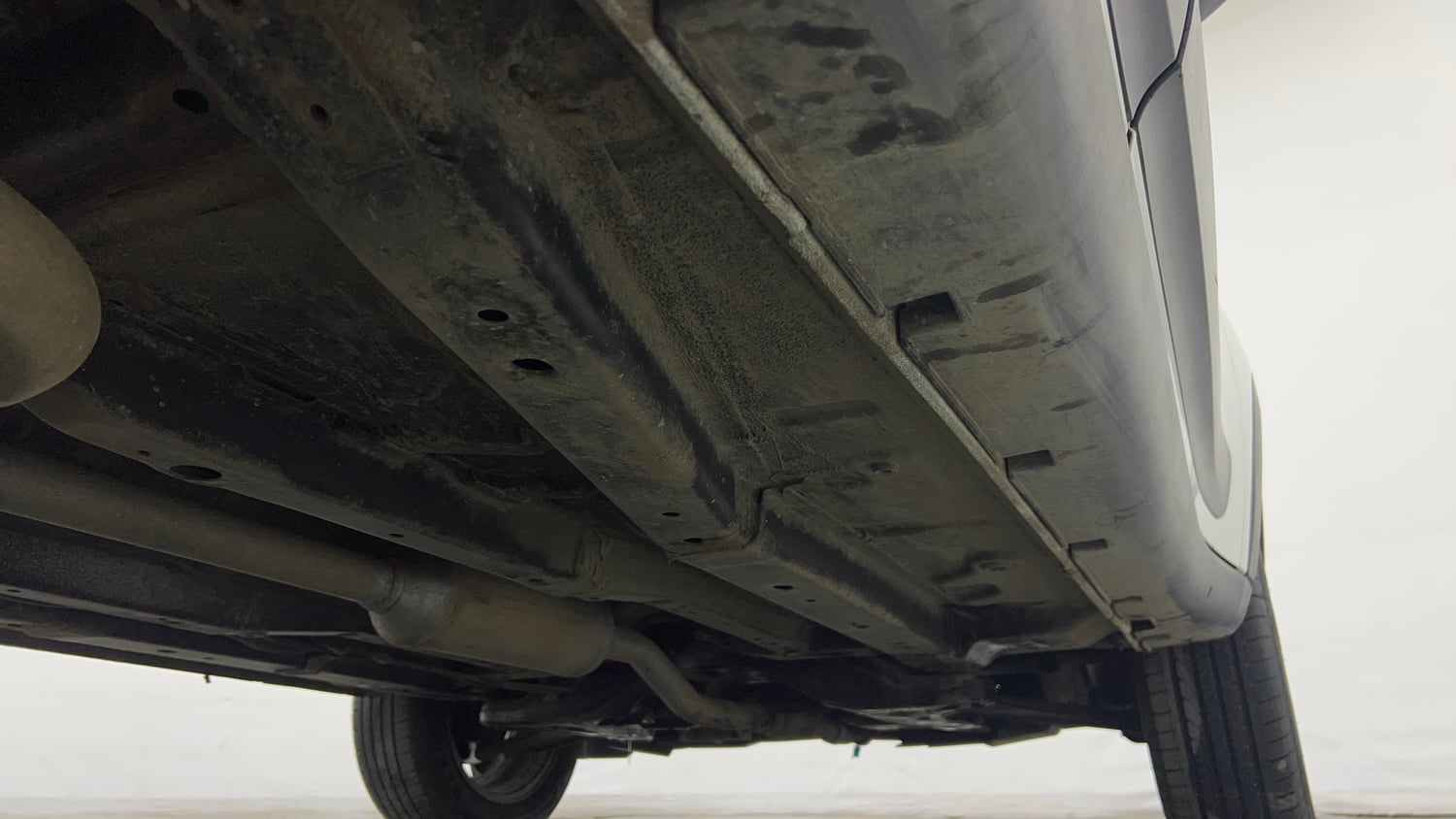 Used 2023 Tata Nexon XZA Plus (L) Petrol Automatic extra REAR RIGHT UNDERBODY VIEW