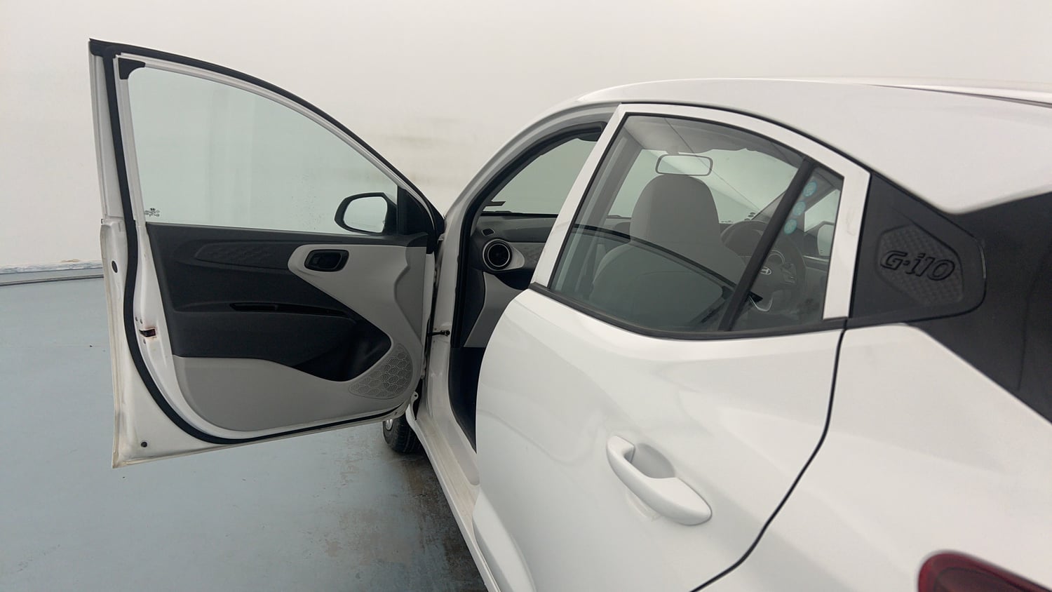 Used 2023 Hyundai Grand i10 Nios Magna 1.2 Kappa VTVT Petrol Manual interior LEFT FRONT DOOR OPEN VIEW
