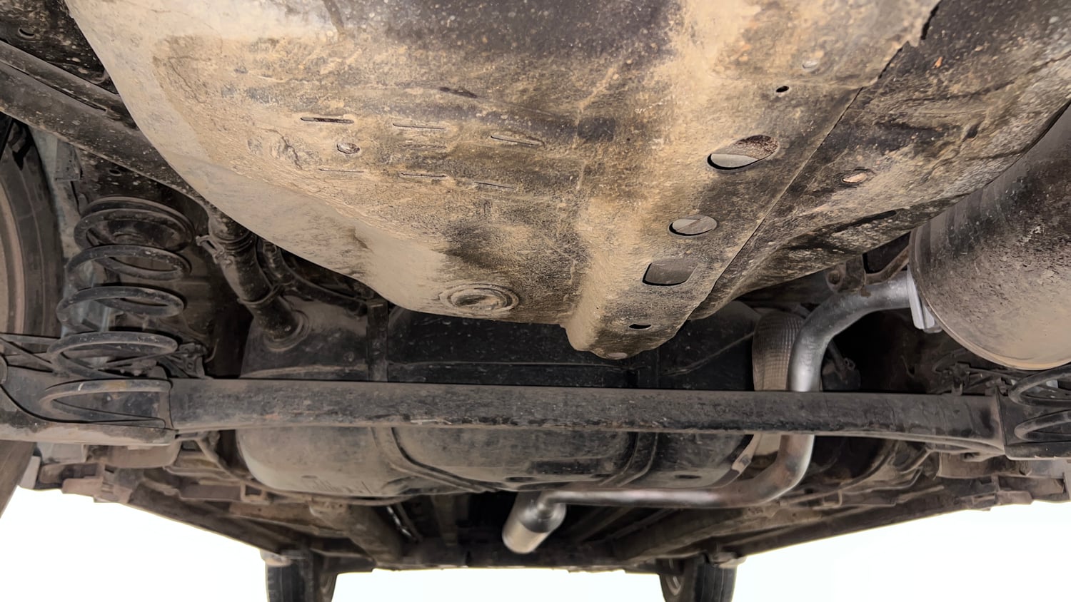 Used 2012 Maruti Suzuki Swift Dzire ZXI Petrol Manual extra REAR UNDERBODY VIEW (TAKEN FROM REAR)