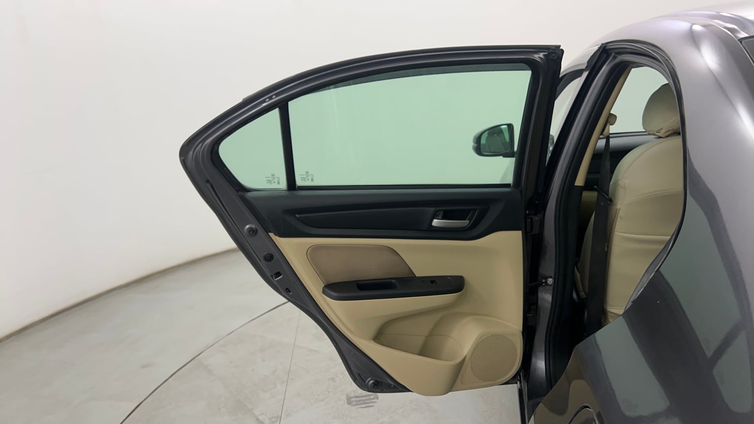 Used 2021 Honda Amaze 1.2 VX CVT Petrol Petrol Automatic interior LEFT REAR DOOR OPEN VIEW