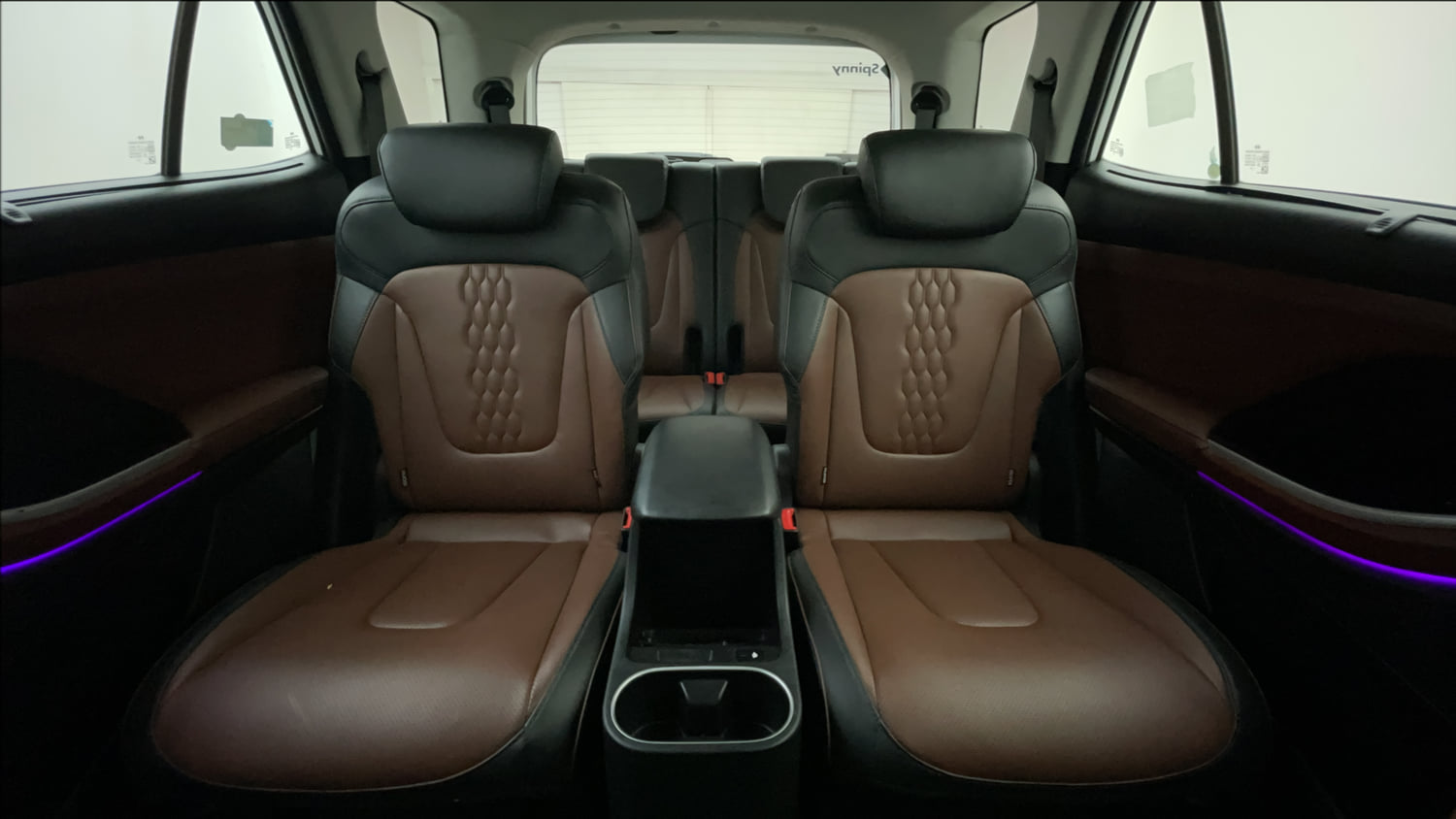 Used 2022 Hyundai Alcazar Signature 6 STR 2.0 Petrol Petrol Manual interior REAR SEAT CONDITION VIEW