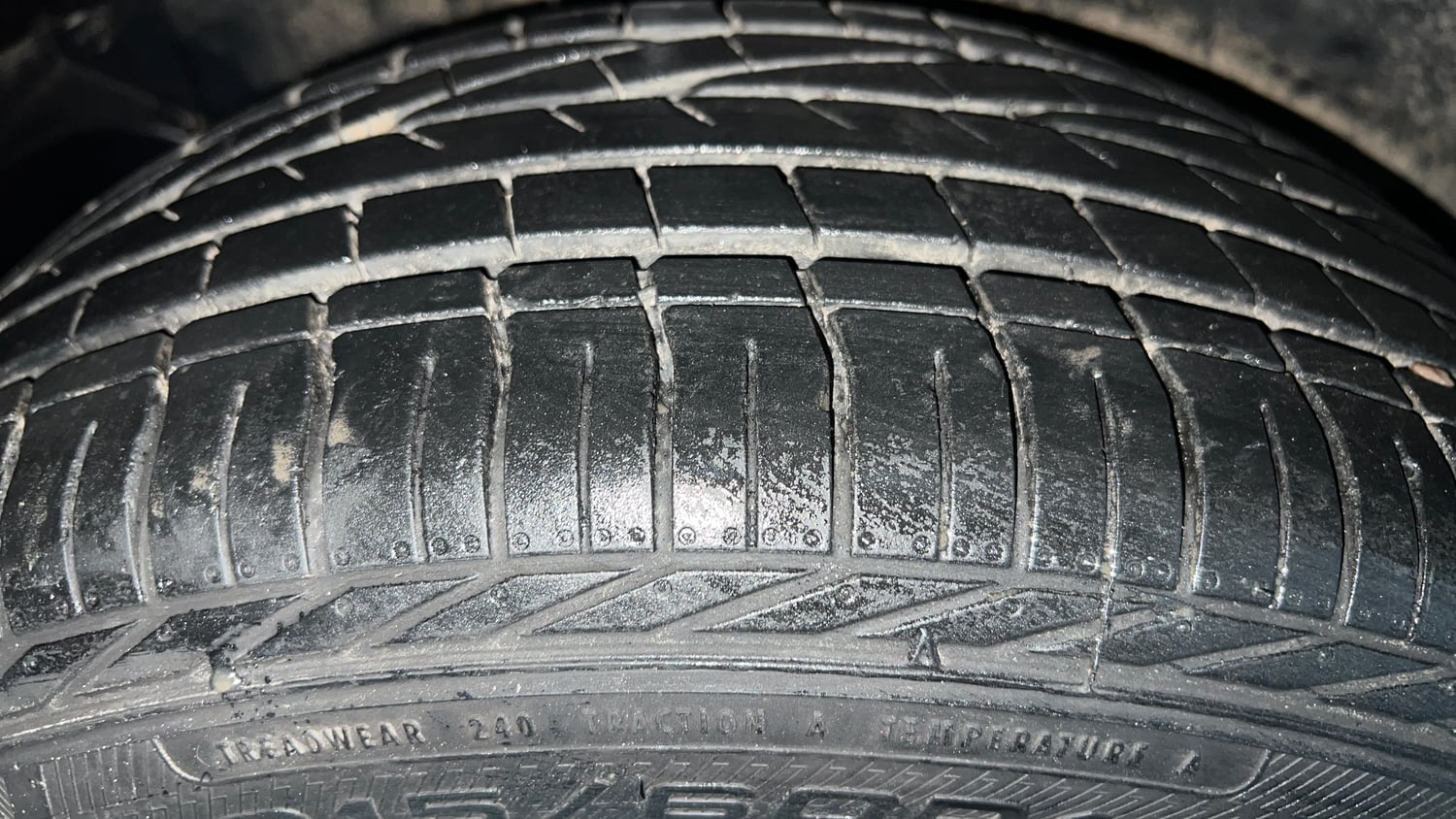 Used 2023 Tata Nexon XZA Plus (L) Petrol Automatic tyres RIGHT REAR TYRE TREAD VIEW
