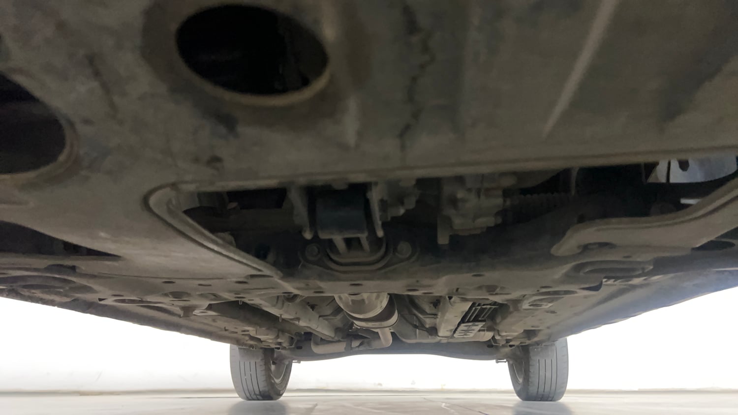 Used 2022 Hyundai Creta SX 1.5 Petrol Petrol Manual extra FRONT LEFT UNDERBODY VIEW