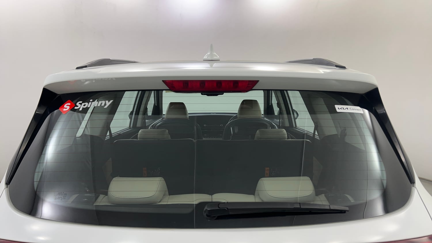 Used 2023 Kia Carens Luxury Plus 1.5 Diesel AT 7 STR Diesel Automatic exterior BACK WINDSHIELD VIEW