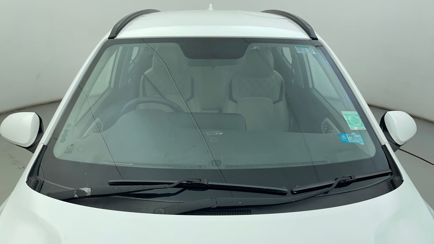 Used 2021 Hyundai Grand i10 Nios Sportz 1.2 Kappa VTVT Petrol Manual exterior FRONT WINDSHIELD VIEW