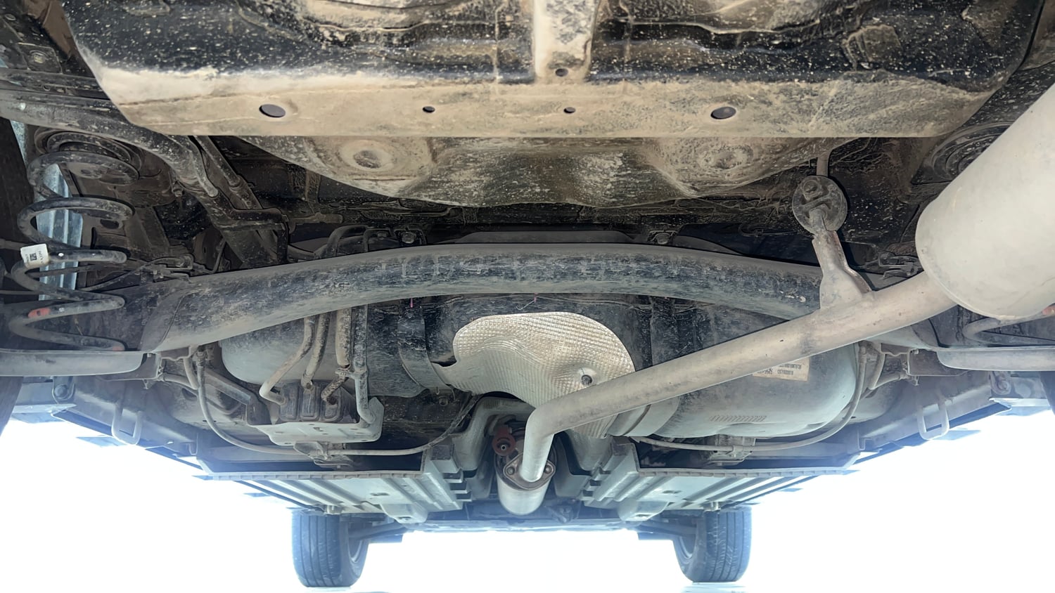Used 2025 Maruti Suzuki Grand Vitara Delta Smart Hybrid Petrol Manual extra REAR UNDERBODY VIEW (TAKEN FROM REAR)