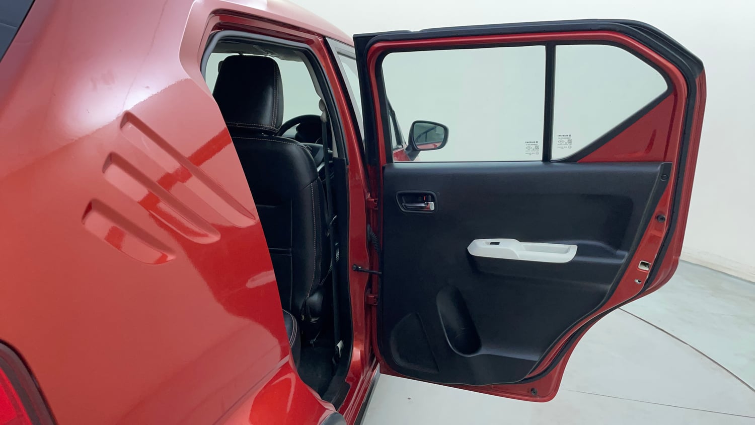 Used 2017 Maruti Suzuki Ignis Zeta 1.2 AMT Petrol Automatic interior RIGHT REAR DOOR OPEN VIEW