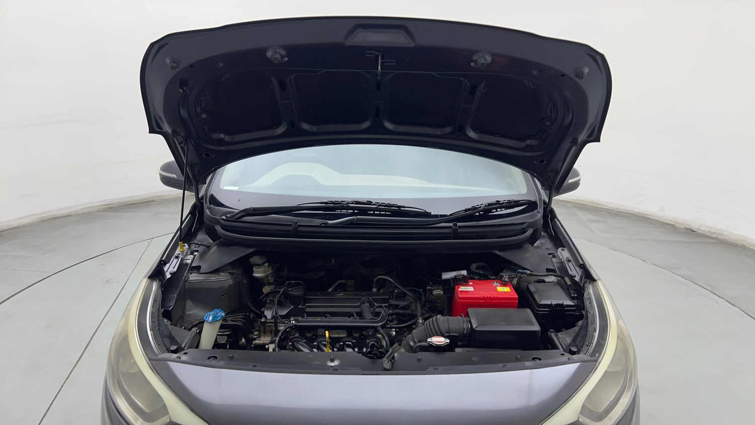 Used 2017 Hyundai Elite i20 Sportz 1.2 Petrol Manual engine ENGINE & BONNET OPEN FRONT VIEW