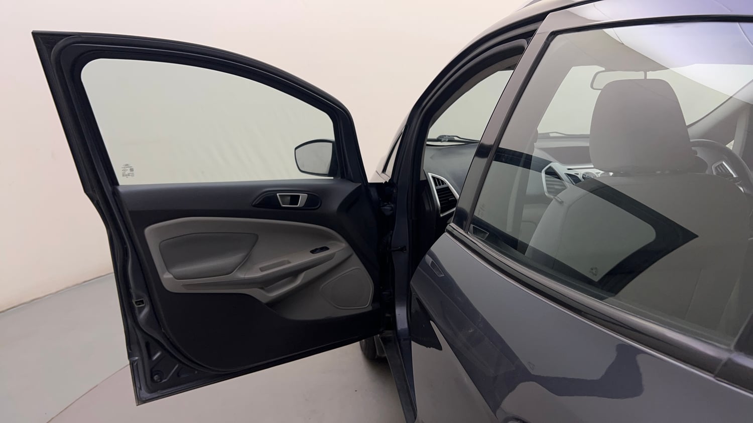 Used 2015 Ford EcoSport Titanium 1.5 Ti-VCT AT Petrol Automatic interior LEFT FRONT DOOR OPEN VIEW