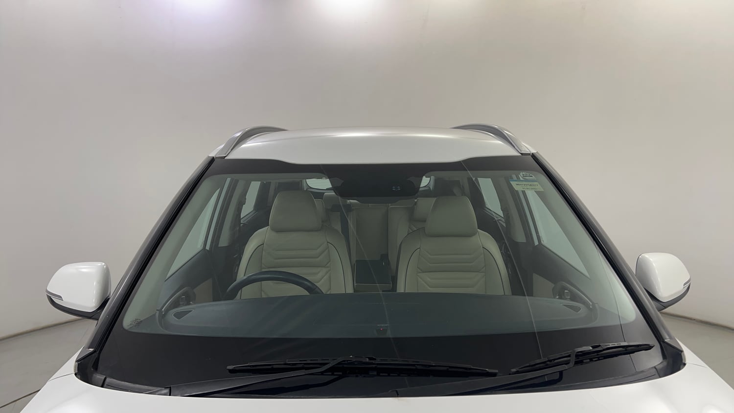Used 2023 Kia Carens Luxury Plus 1.5 Diesel AT 7 STR Diesel Automatic exterior FRONT WINDSHIELD VIEW