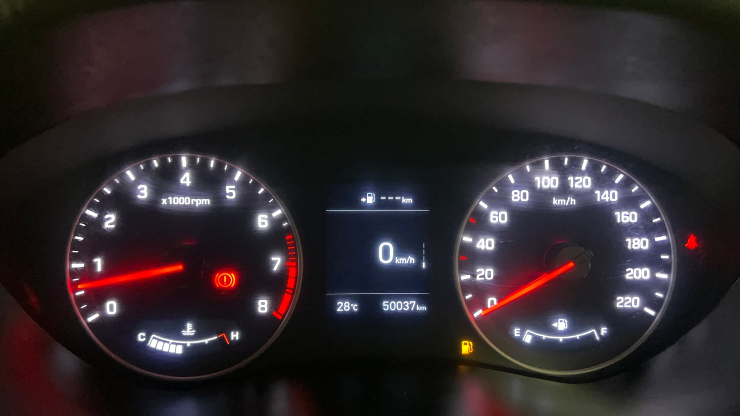 Used 2020 Hyundai Elite i20 Asta 1.2 (O) Petrol Manual interior CLUSTERMETER VIEW