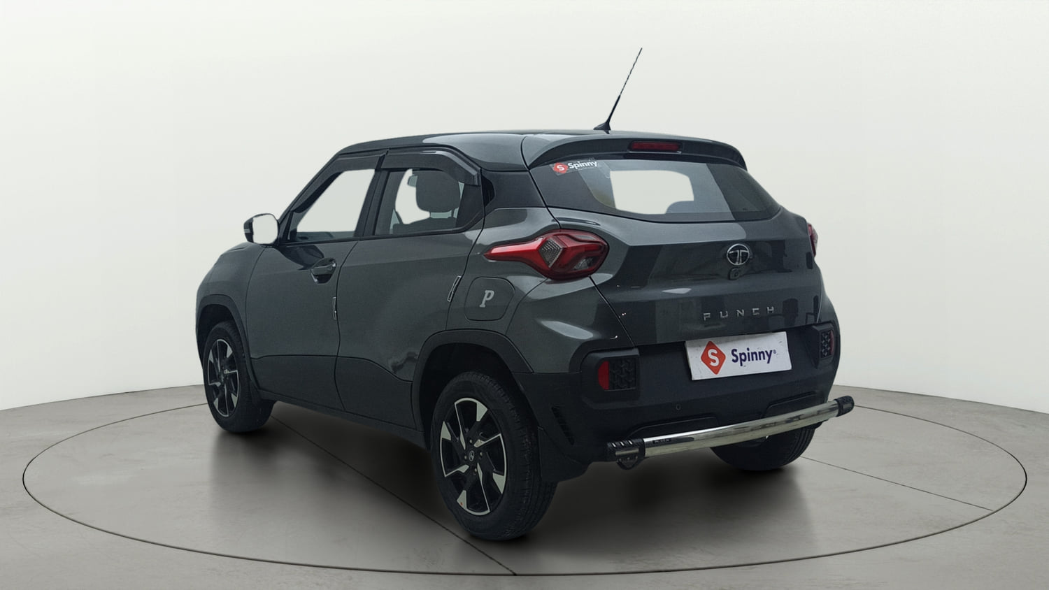 Used 2024 Tata Punch Accomplished Dazzle Pack MT Petrol Manual exterior LEFT REAR CORNER VIEW